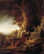 REMBRANDT Harmenszoon van Rijn The Risen Christ Appearing to Mary Magdalene oil painting artist